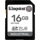16 GB - SDHC Hukommelseskort Kingston Industrial SDHC Class 10 UHS-I U3 V30 A1 100/80MB/s 16GB