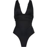 Polyamid Badedragter Hunkemöller Luxe Shaping Swimsuit - Black