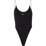 Nike Bomuld Shapewear & Undertøj Nike Sportswear Chill Knit Women's Tight Cami Bodysuit - Black/Sail