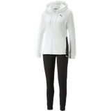 Dame - Hvid Jumpsuits & Overalls Puma Classic Hooded Tracksuit Women - White