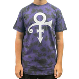 48 - Batik Overdele Prince White Love Symbol Dip Dye Design Unisex T-shirt - Black
