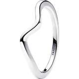 Pandora Dame Ringe Pandora Polished Wave Ring - Silver