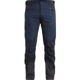 48 - Bomuld - Lav talje Bukser & Shorts Lundhags Makke Stretch Hybrid Hiking Pants Men - Light Navy/Deep Blue