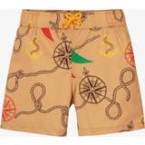 Badebukser Mini Rodini Boys Beige Nautical Swim Shorts Beige 18-36 month