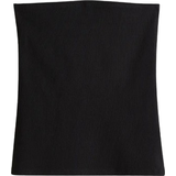 H&M Jersey Tøj H&M Ribbed Tube Top - Black