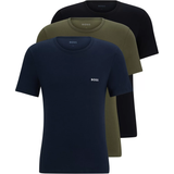 48 - Rund hals T-shirts & Toppe BOSS Logo Underwear T-shirts 3-pack - Black/Dark Green/Dark Blue