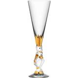 Orrefors Håndmalede Champagneglas Orrefors Nobel The Sparkling Devil Klar Champagneglas 19cl