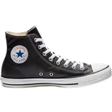 6 - Herre - Lærred Sneakers Converse Chuck Taylor All Star Leather High Top - Black