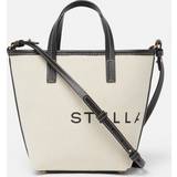 Stella McCartney Beige Tote Bag & Shopper tasker Stella McCartney Logo Canvas Crossbody Tote Bag, Woman, Ecru cream U