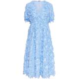 Blå - Dame - Uldfrakker Kjoler Y.A.S Pazylla Midi Dress - Alaskan Blue