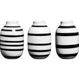 Keramik Brugskunst Kähler Omaggio Miniature vaser Vase 8cm 3stk