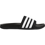 Adidas Adilette Cloudfoam Plus Stripes - Black/White