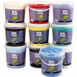 Dej ler Silk Clay Assorted Colors Clay 10x650g