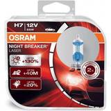 Osram H7 Night Breaker Laser Halogen Lamps 55W PX26d 2-pack