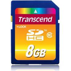 Transcend 8 GB Hukommelseskort Transcend SDHC Class 10 8GB