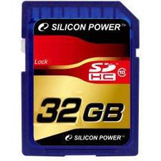 32 GB - SDHC Hukommelseskort Silicon Power SDHC Class 10 32GB