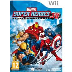 Action Nintendo Wii spil Marvel Superheroes 3D: Grandmaster’s Challenge (Wii)