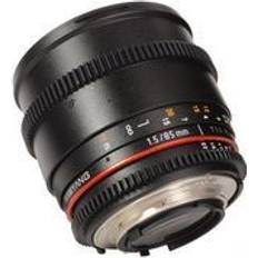 Samyang Canon EF - ƒ/1.5 Kameraobjektiver Samyang 85mm T1.5 AS IF UMC VDSLR for Canon EF