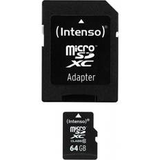 Intenso 64 GB Hukommelseskort Intenso MicroSDXC Class 10 64GB