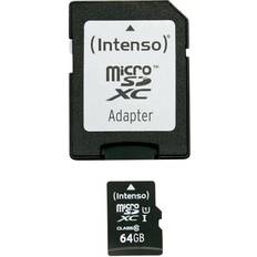 Intenso 64 GB Hukommelseskort Intenso MicroSDXC UHS-I U1 64GB