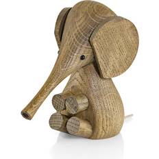 Lucie Kaas Håndlavet Brugskunst Lucie Kaas Elephant Brown Dekorationsfigur 11cm
