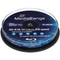 MediaRange Blu-ray Optisk lagring MediaRange BD-R 50GB 6x Spindle 10-Pack