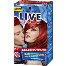 Rød Permanente hårfarver Schwarzkopf Live Color XXL #35 Real Red