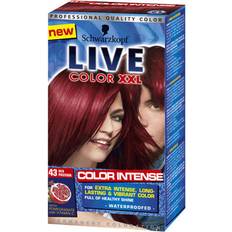 Rød Permanente hårfarver Schwarzkopf Live Color XXL #43 Red Passion