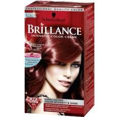 Rød Permanente hårfarver Schwarzkopf Brilliance Intensive Color-Creme #872 Intense Red