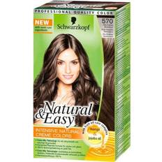 Schwarzkopf Permanente hårfarver Schwarzkopf Natural & Easy #570 Mellembrun
