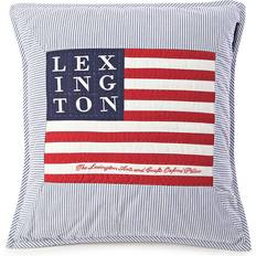 Lexington Puder Lexington Logo Art & Crafts Pudebetræk Blue/White (50x50cm)