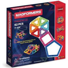 Geomag Magformers Magna-Tiles Byggesæt Magformers Rainbow 62pcs