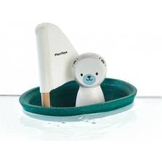 Plantoys Elefanter Legetøj Plantoys Sejlbåd med Isbjørn