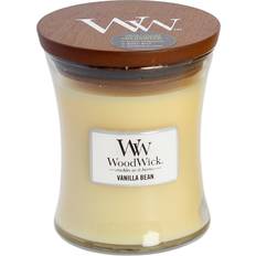 Woodwick Glas Lysestager, Lys & Dufte Woodwick Vanilla Bean Medium Duftlys 274.9g