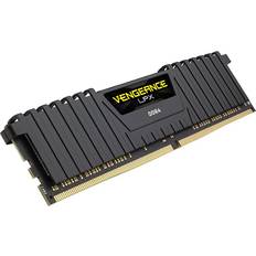 2666 MHz - 64 GB - DDR4 - Sort RAM Corsair Vengeance LPX Black DDR4 2666MHz 4x16GB (CMK64GX4M4A2666C16)