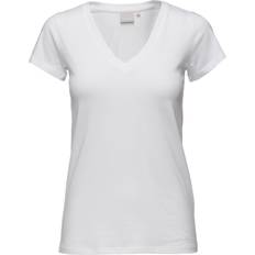 InWear Hvid T-shirts & Toppe InWear Rena V T-shirt Kntg - Pure White