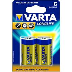 Alkalisk - C (LR14) Batterier & Opladere Varta Longlife C 2-pack