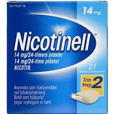Nikotinplaster Håndkøbsmedicin Nicotinell 14mg Step 2 21 stk Plaster