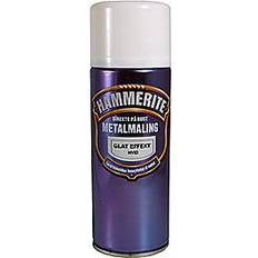 Spraymaling Hammerite Glat Efftekt Metalmaling Hvid 0.4L