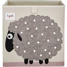 3 Sprouts Pink Børneværelse 3 Sprouts Sheep Storage Box
