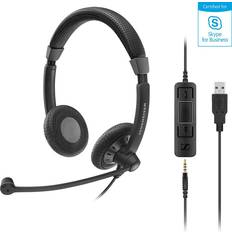 Sennheiser 3,5 mm - On-Ear Høretelefoner Sennheiser SC 75 USB MS