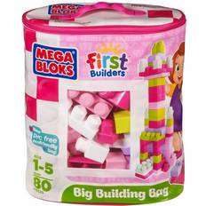 Mega Bloks Giraffer Legetøj Mega Bloks First Builders Building Bag 80pcs