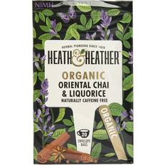 Heath & Heather Te Heath & Heather Organic Oriental Chai & Liquorice 20stk