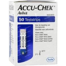 Roche Teststrimler til blodsukkermåler Roche Accu-Chek Aviva Teststrimler 50-pack