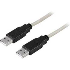 Deltaco USB A - USB A 2.0 0.5m