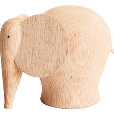 Woud Sort Dekorationer Woud Nunu Elephant Dekorationsfigur 16cm