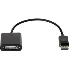 DisplayPort-kabler - Nikkel HP DisplayPort - DVI-D 0.2m
