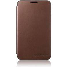 Samsung Brun Covers med kortholder Samsung Flip Cover (Galaxy Note)