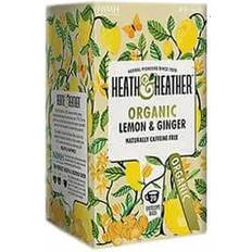 Heath & Heather Drikkevarer Heath & Heather Organic Lemon & Ginger 20stk 1pack