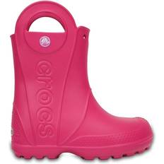 Crocs 22 Gummistøvler Børnesko Crocs Kid's Handle It Rain Boot - Candy Pink